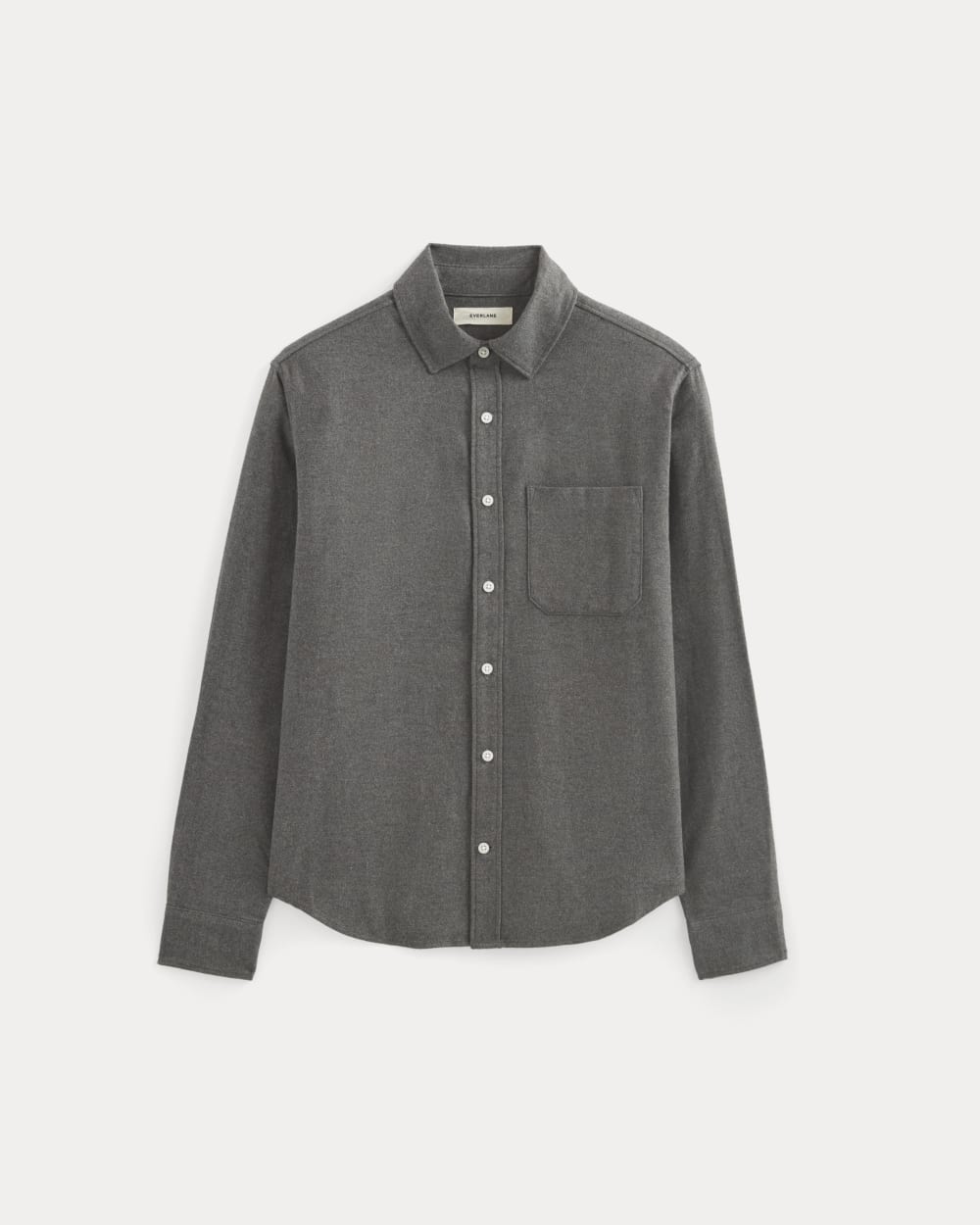 Brushed Flannel Shirt | Heathered Graphite - Image 2