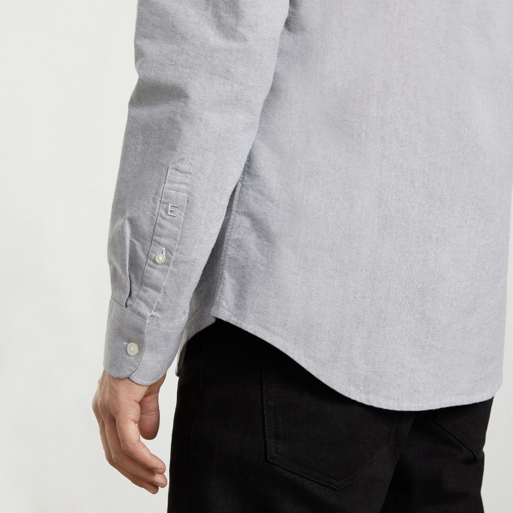 The Standard Fit Japanese Oxford Shirt | Uniform | Cloud Grey | Standard - Image 4
