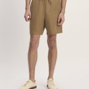 The Linen Easy Short | Toasted Coconut