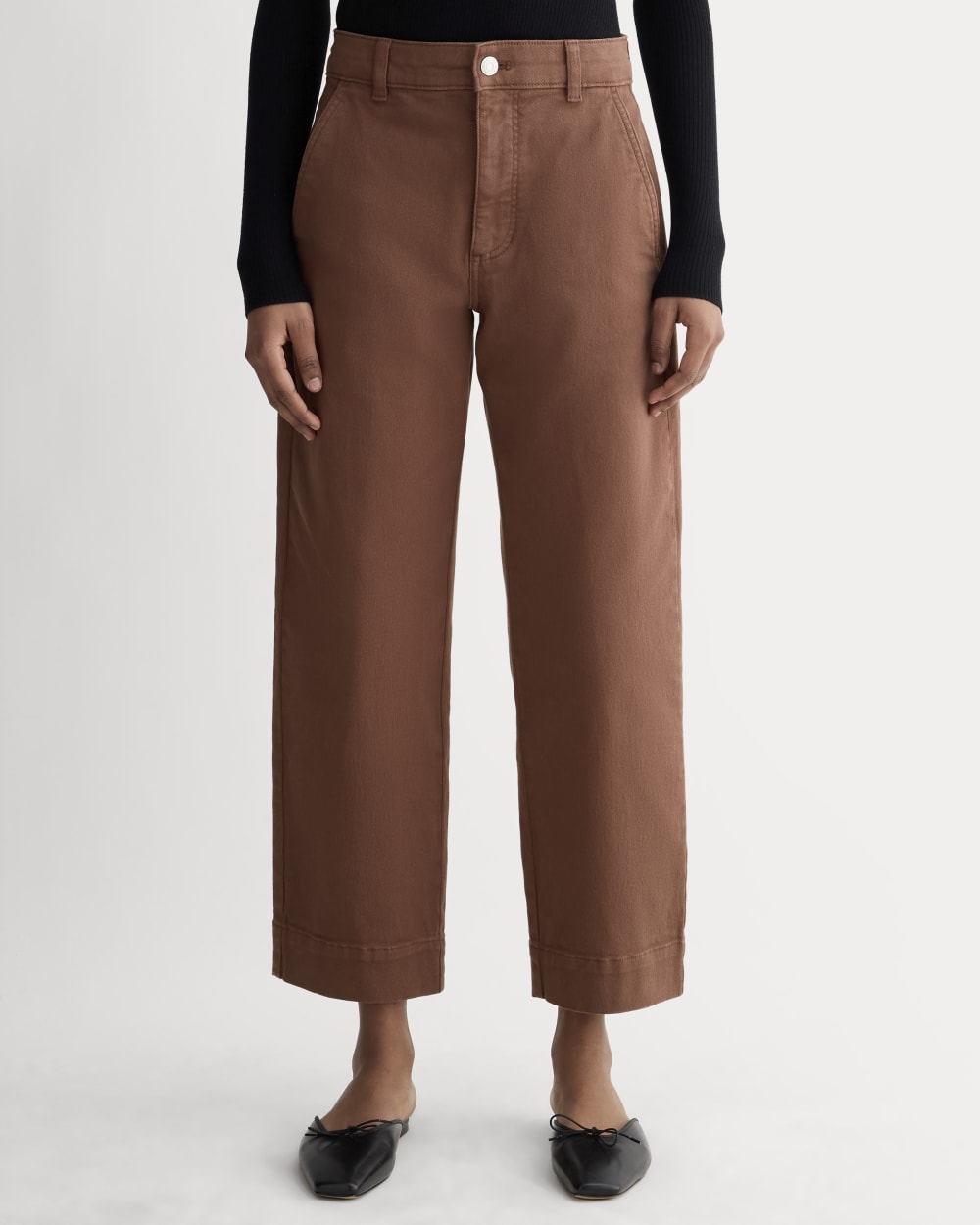 The Utility Straight-Leg Pant | Rosewood | 26.5 Inseam - Image 3
