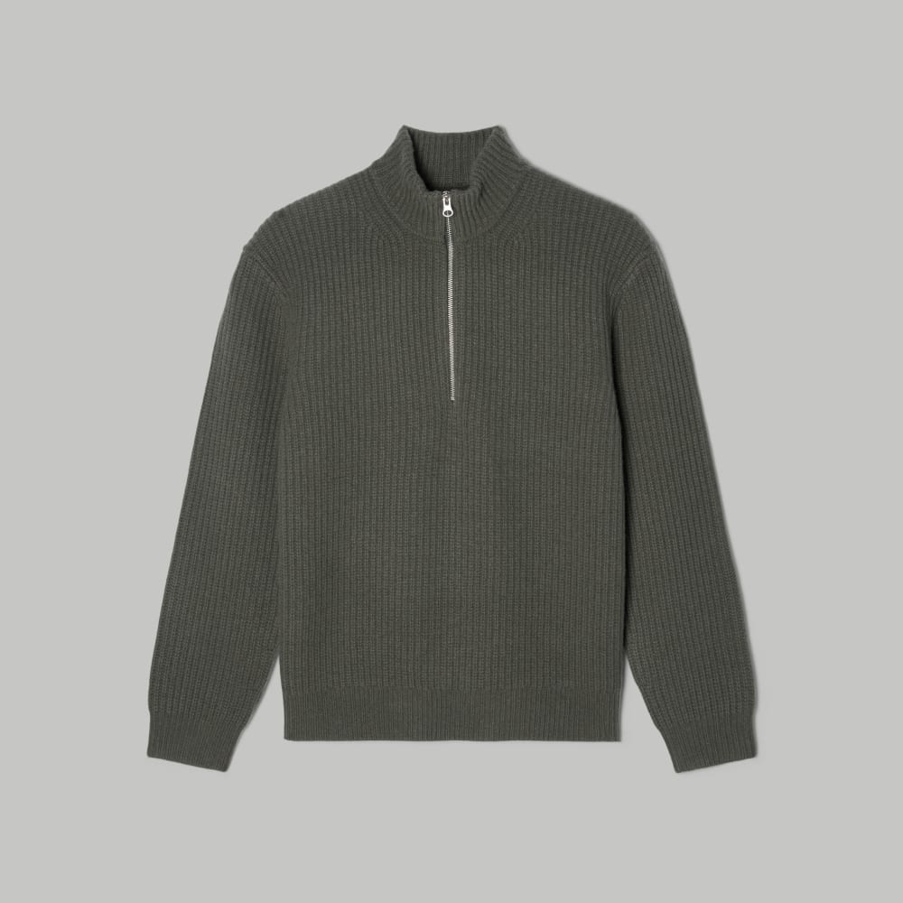 The Felted Merino Half-Zip Sweater | Kambaba - Image 2