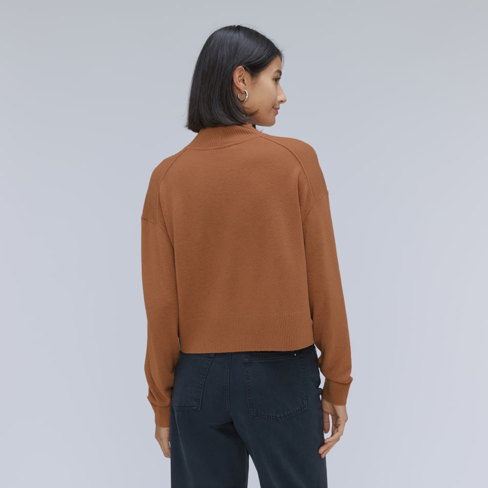 The Luxe Merino Turtleneck | Tawny Brown - Image 3