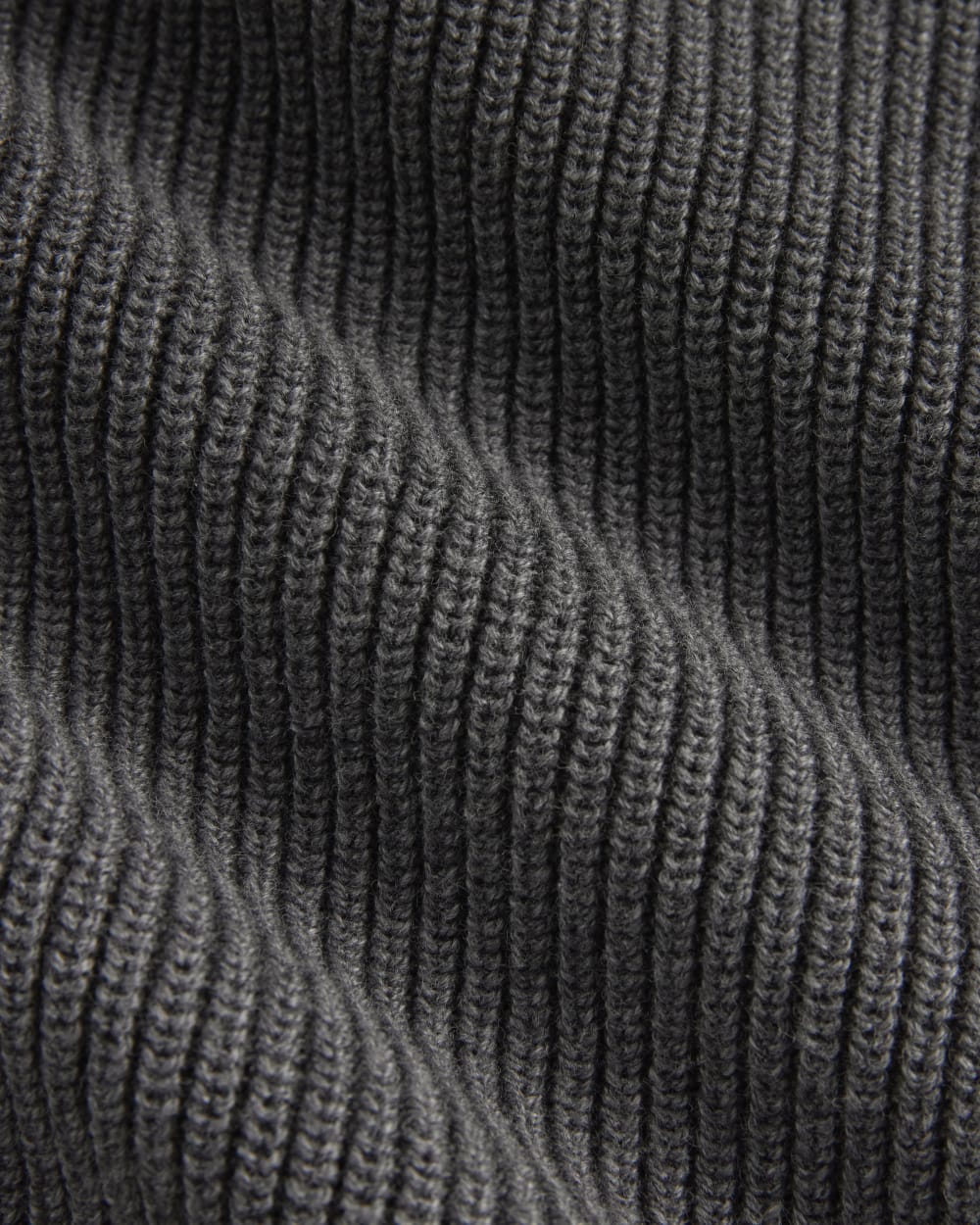 The Slouchy V-Neck in Everyday Cotton | Heathered Charcoal - Image 6