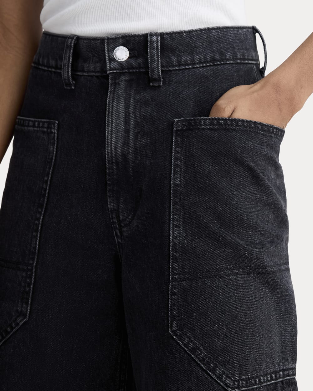 The Way-High® Gardener Cropped Jean | Washed Black - Image 4