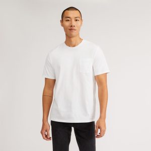 The Premium-Weight Pocket Tee | Uniform | White