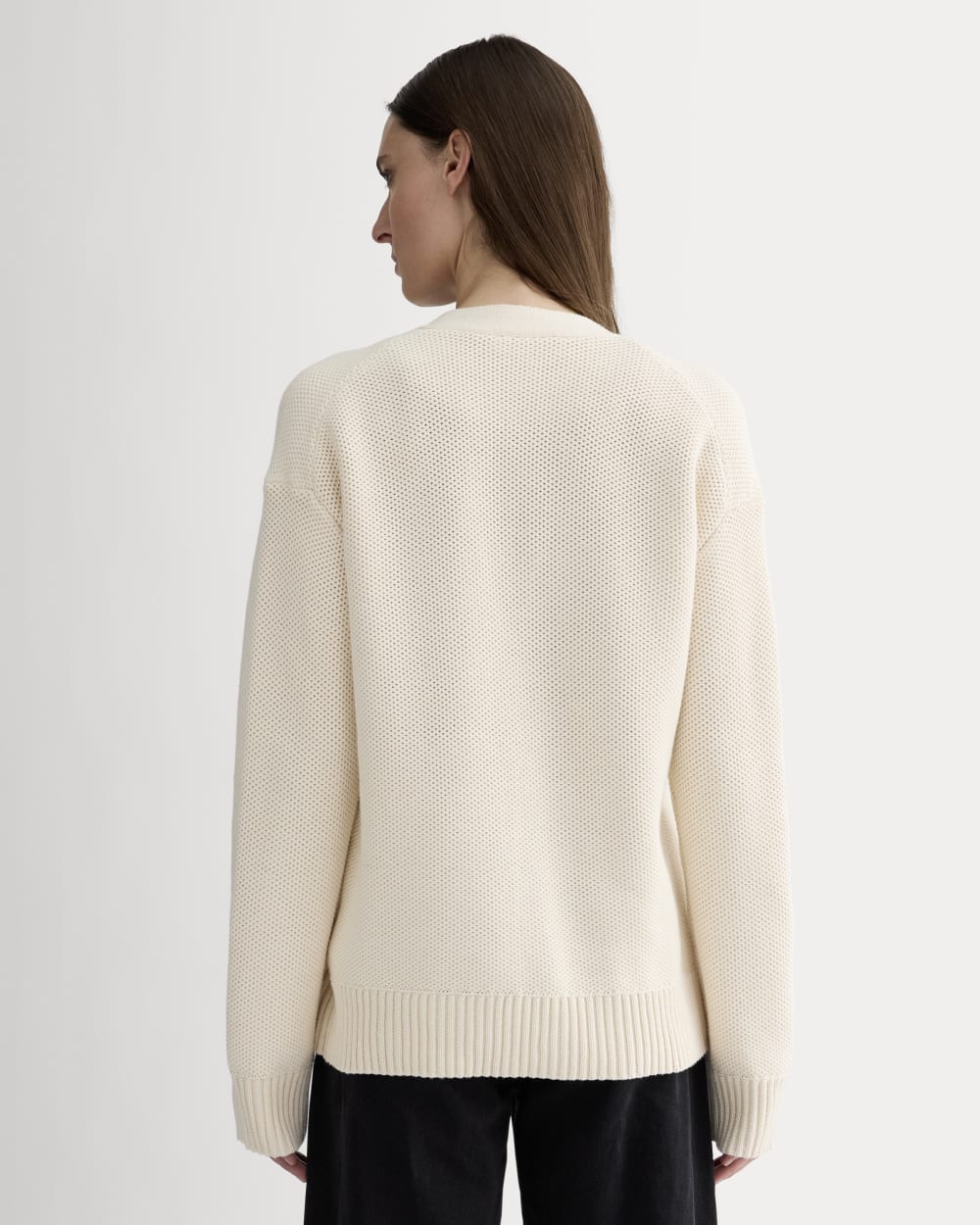 The Cotton Honeycomb Cardigan | Canvas - Image 5