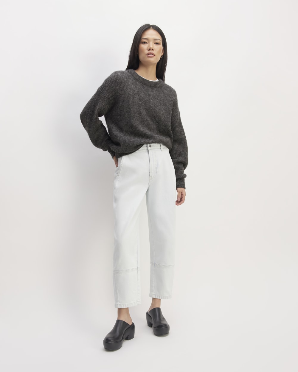 The Cocoon Crew in Alpaca | Heather Charcoal - Image 3