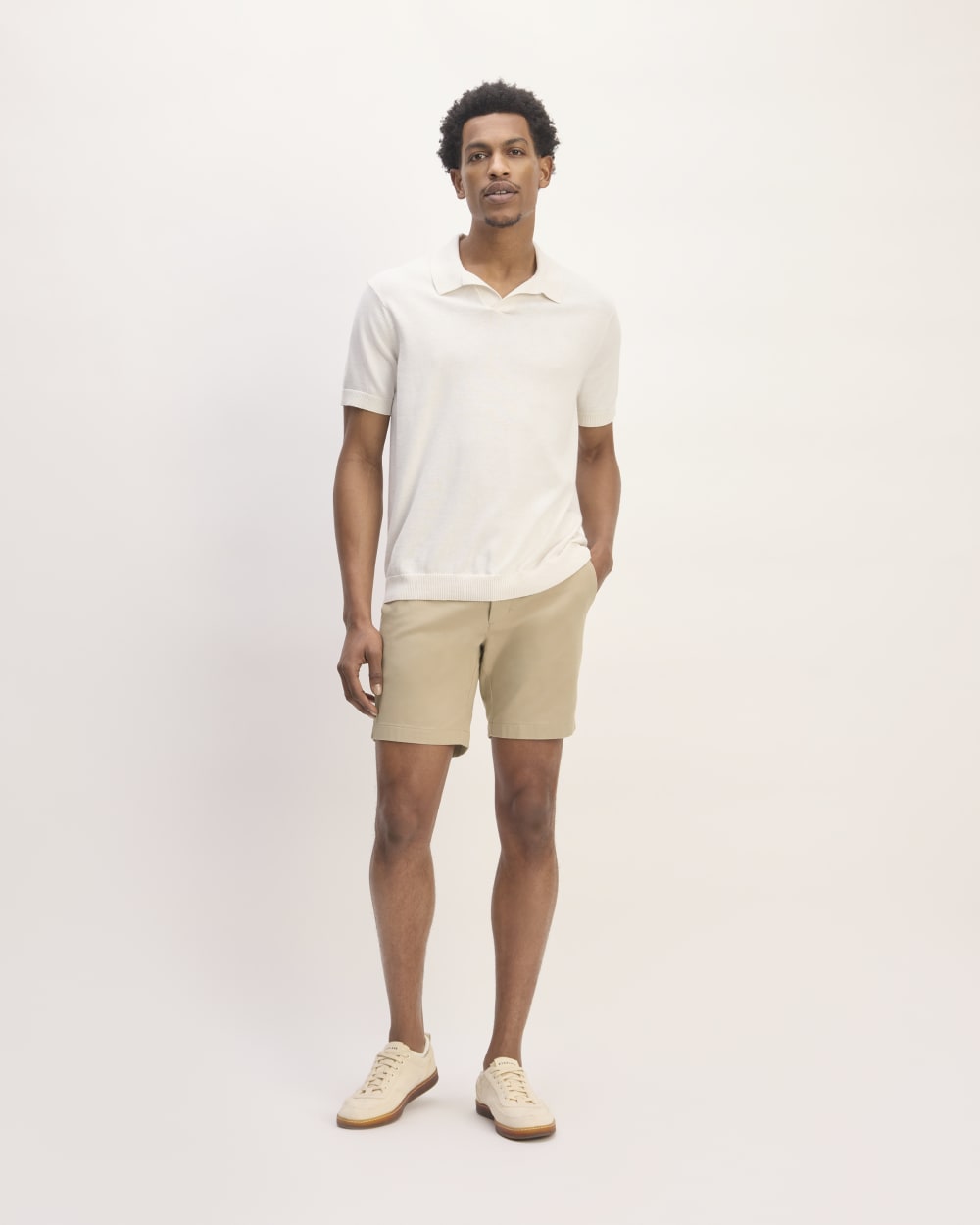 The 7 Slim-Fit Performance Chino Short | Trench Coat Khaki - Image 3