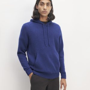 The Felted Merino Hoodie | Bellwether Blue Heather