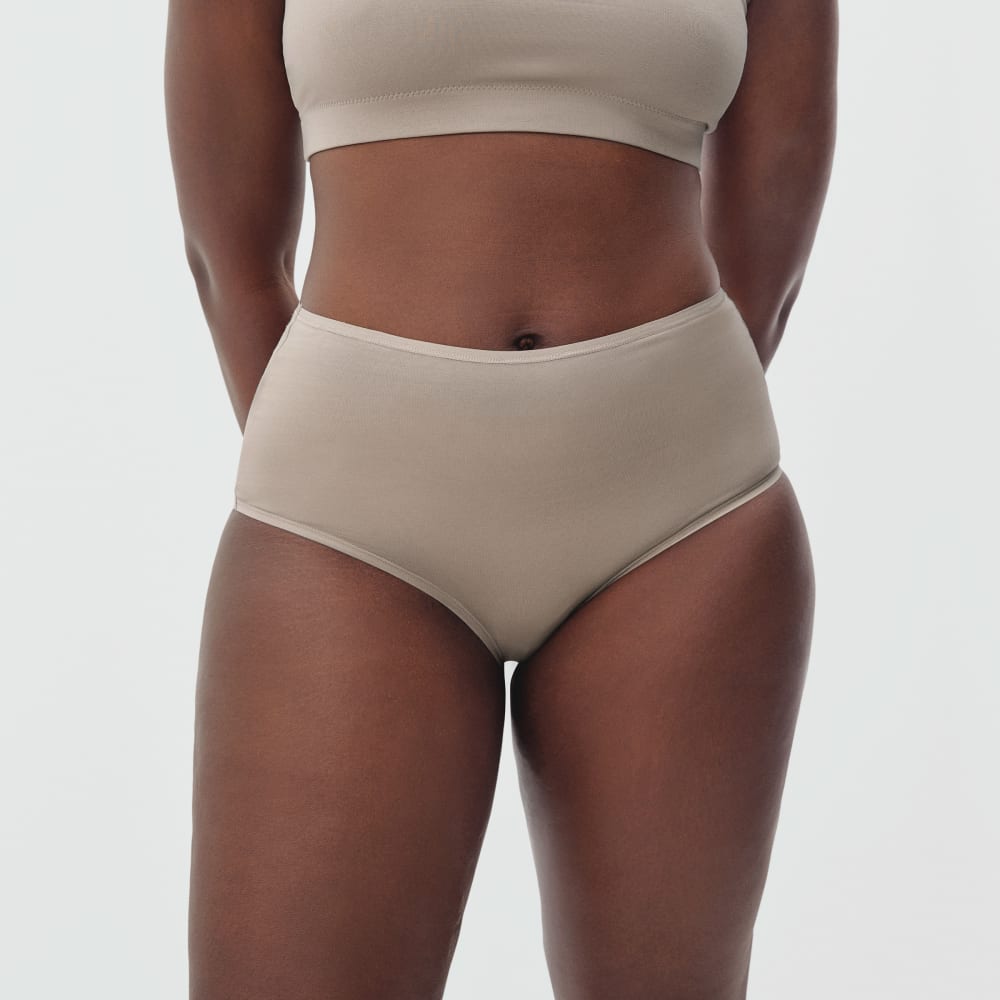 The Cotton High-Rise Hipster | Burnt Sugar - Image 2