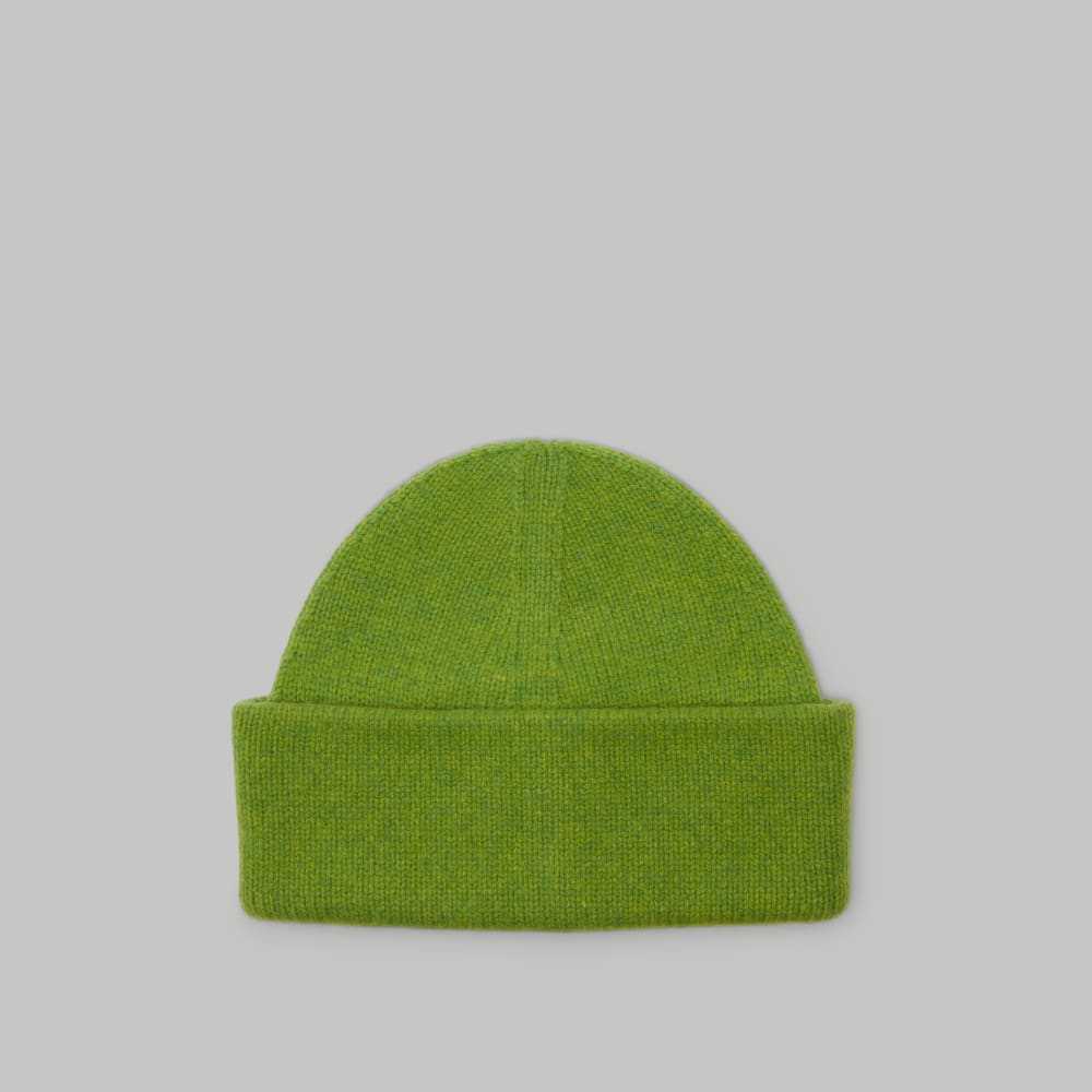 The Felted Merino Beanie | Salted Lime
