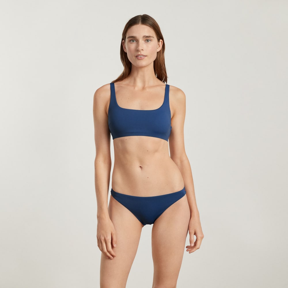 The Square-Neck Bikini Top | Blue Dusk - Image 6