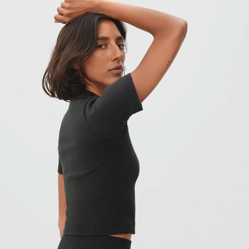 The Seamless Tee | Black - Image 2