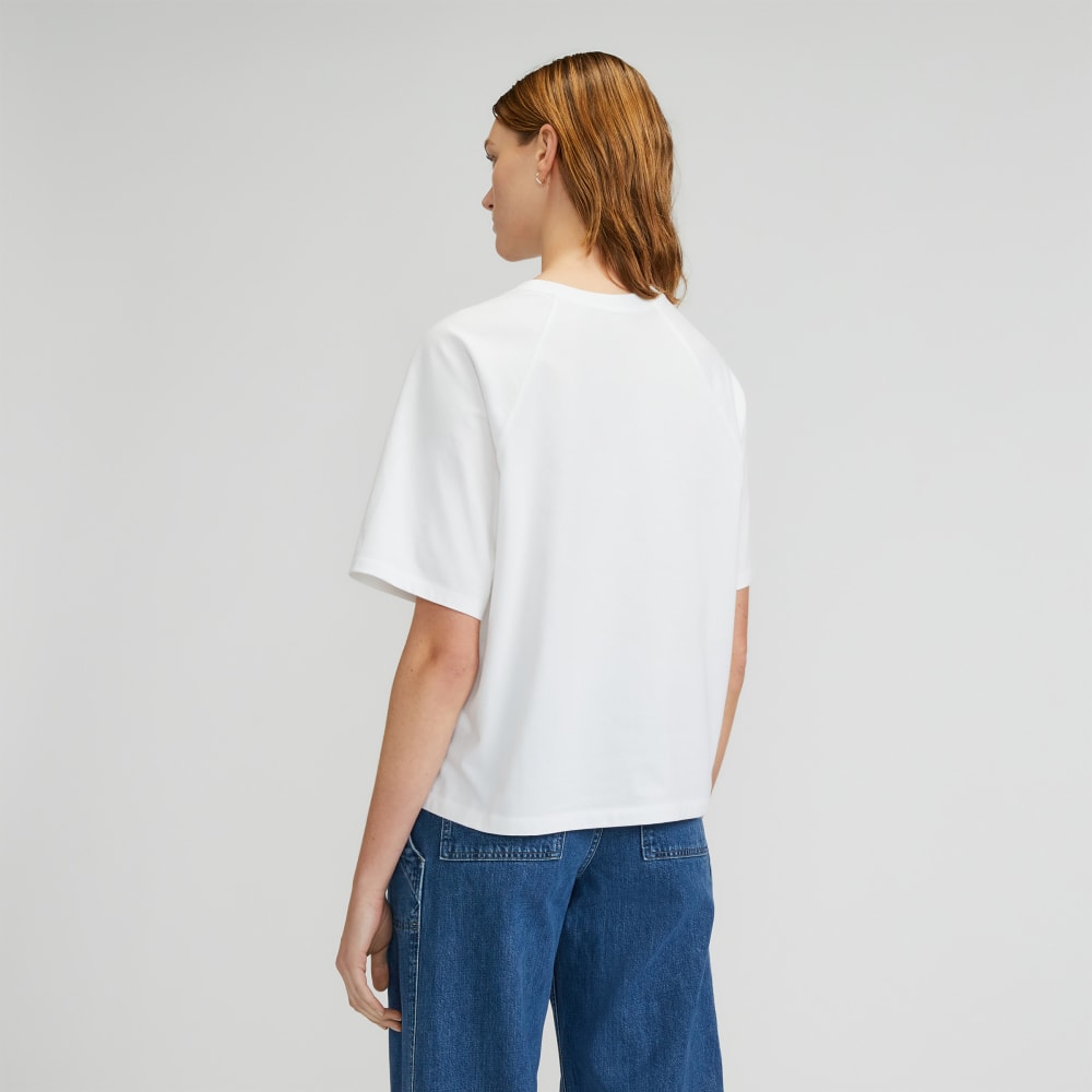 The Organic Cotton Raglan Tee | White - Image 3