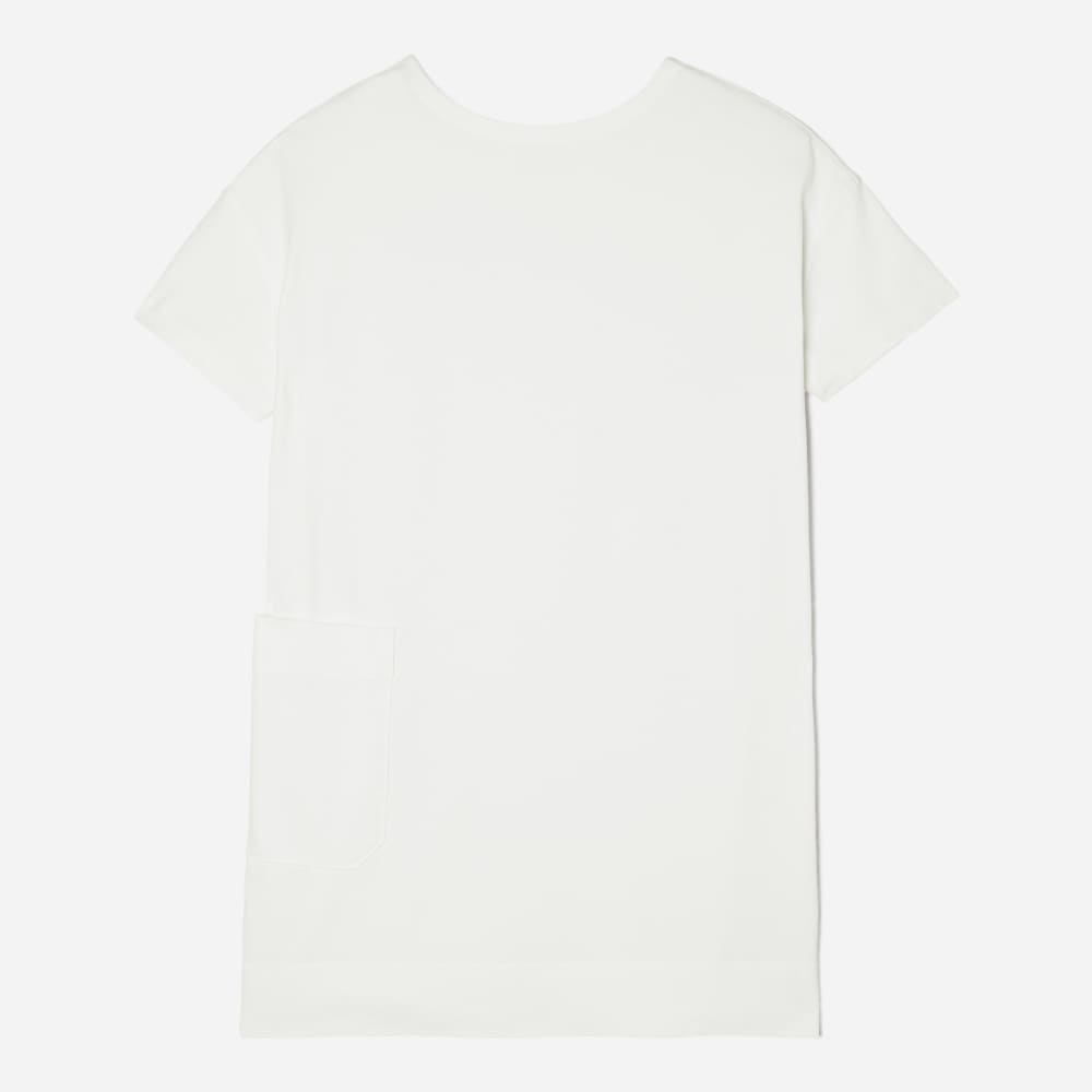 The Oversized Mariner Dress | White