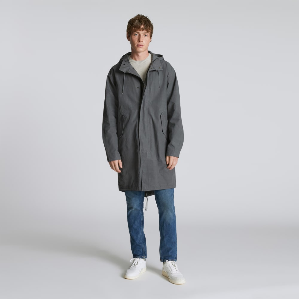 The Waxed Cotton Parka | Slate - Image 10