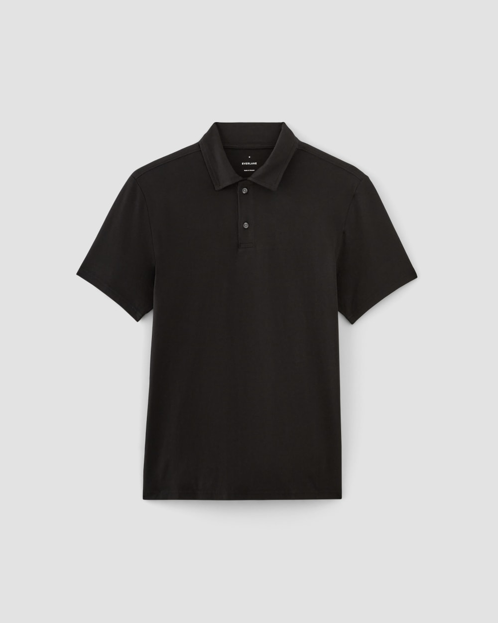 The Premium Weight Short-Sleeve Polo | Black - Image 2