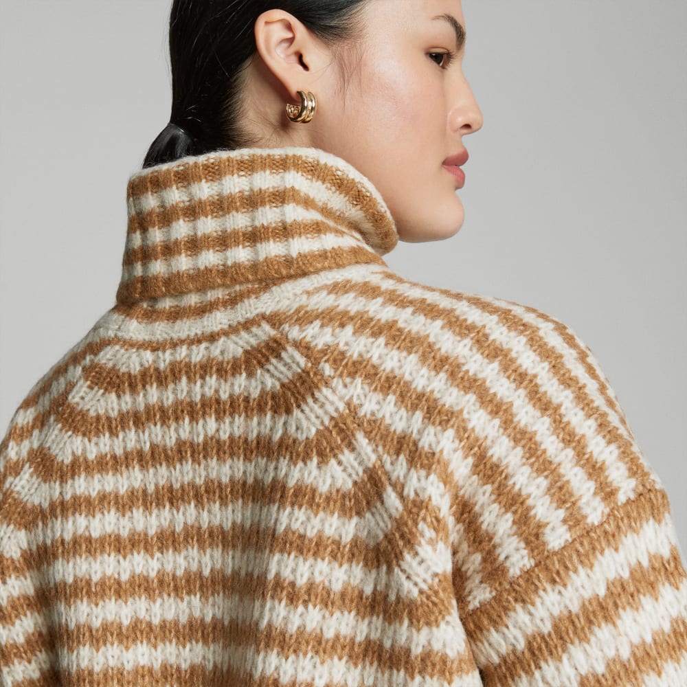 The Cloud Turtleneck | Ginger Root / Oat - Image 4