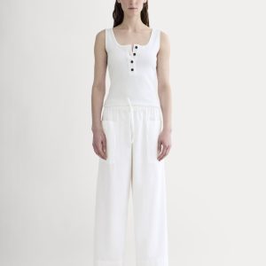 The Easy Cargo Pant | White
