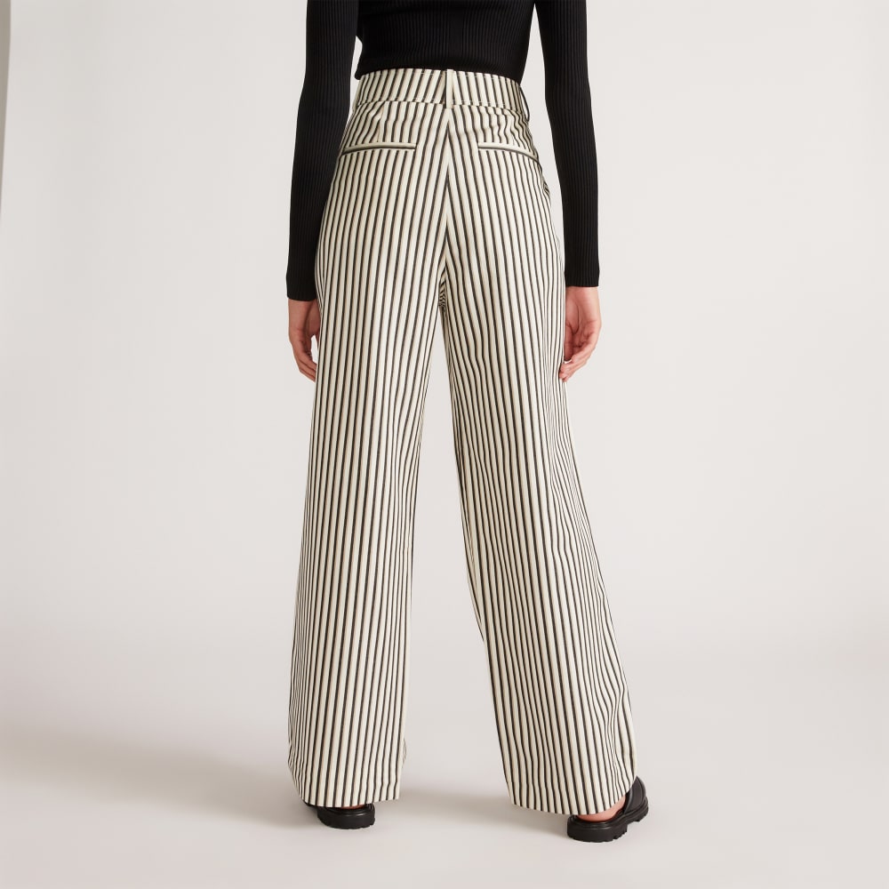 The Draper Pleated Pant in Buttersmooth | Ombre Stripe | 30 Inseam - Image 6