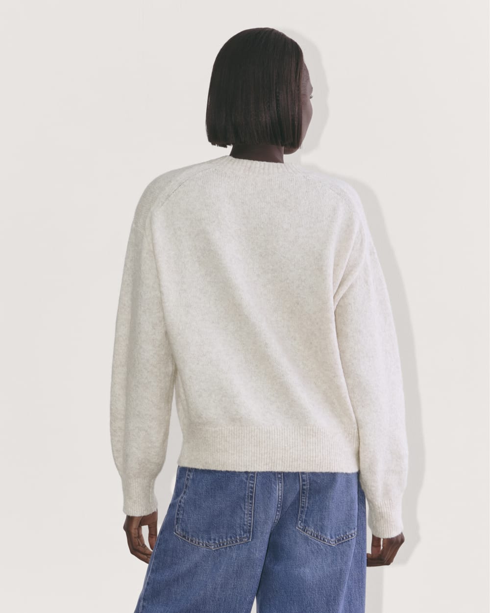 The Cocoon Crew in Plush Cotton | Heathered Oat - Image 6