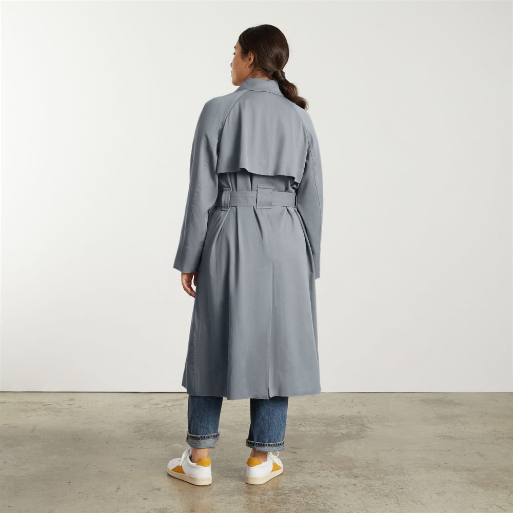 The Gathered Drape Trench | Smoke - Image 4