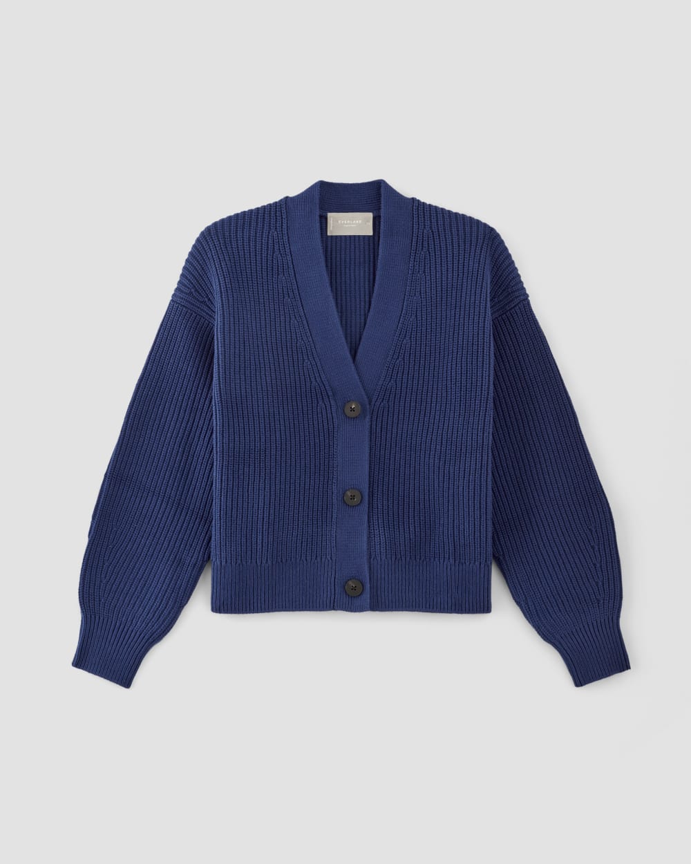 The Boxy Cardigan in Everyday Cotton | Bellwether Blue - Image 2