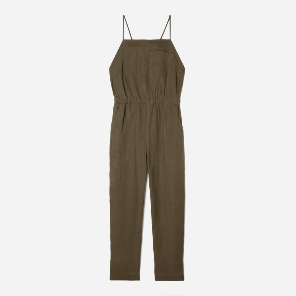 The Linen Shoestring Jumpsuit | Beech