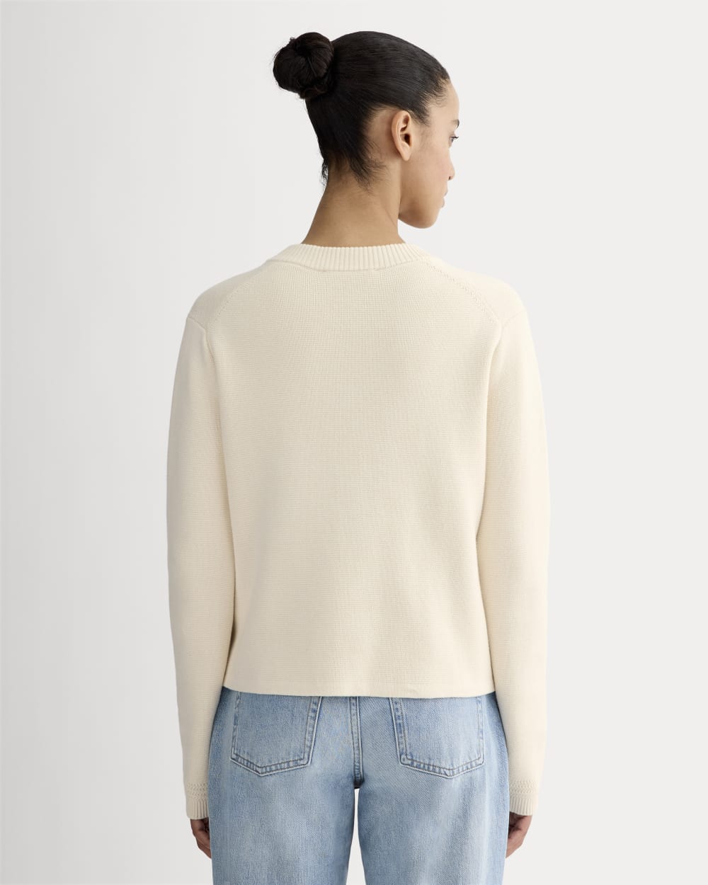 The Crew Cardigan in Everyday Cotton | Canvas - Image 5