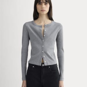 The Selfie Cardigan | Mid Heather Grey