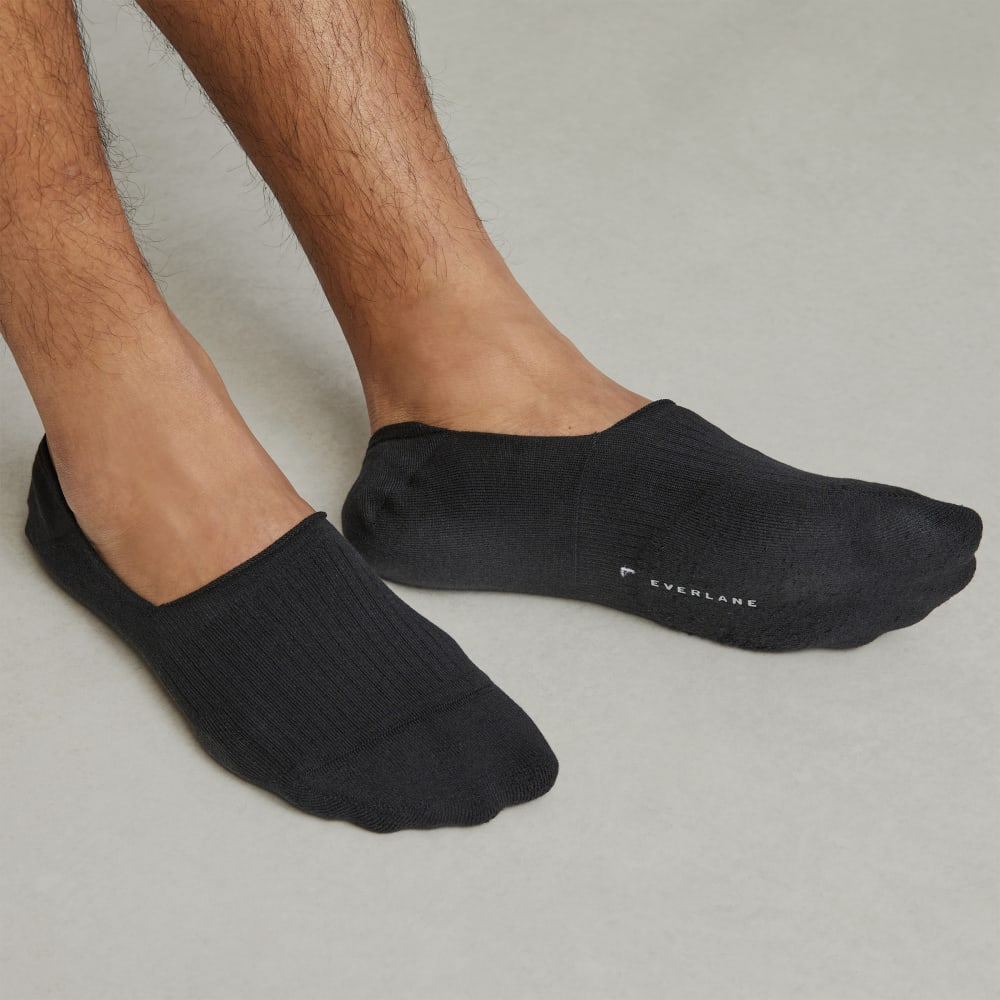 The Organic Cotton No-Show Sock 3-Pack | Black - Image 6