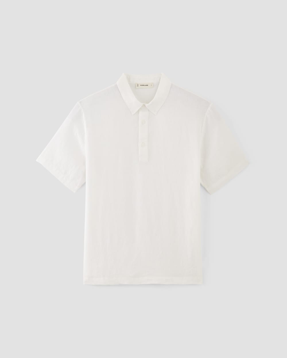 The Linen Short-Sleeve Popover Shirt | White - Image 2