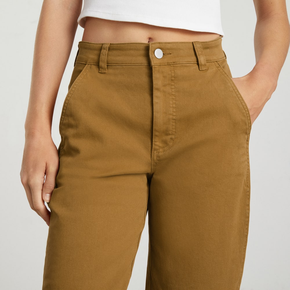 The Utility Barrel Pant | Golden Brown | Tall - Image 8