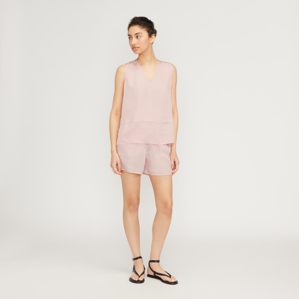 The Satin Pull-On Short | Petal Pink - Image 6