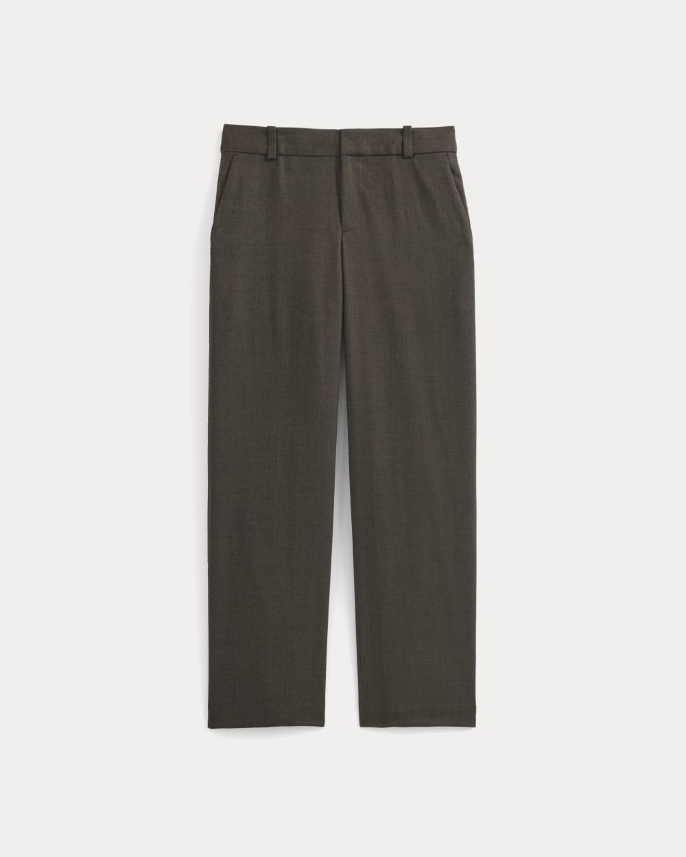 Straight-Leg Trouser in Tailor Twill | Heathered Fudge - Image 2