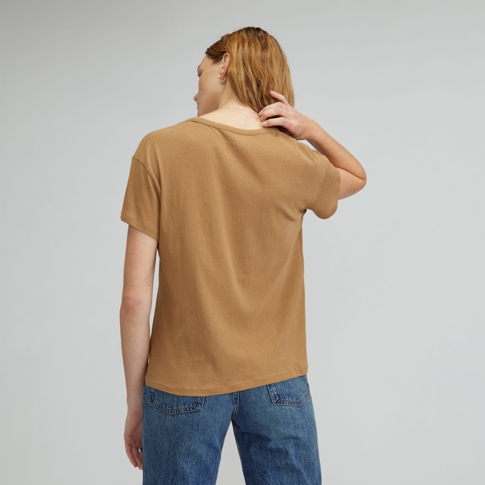 The Air Scoop-Neck Tee | Toasted Coconut - Image 3