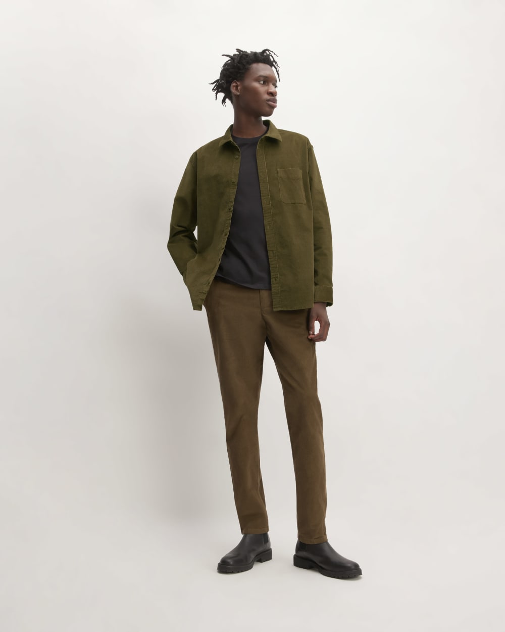 The Relaxed Corduroy Shirt | Beech - Image 3