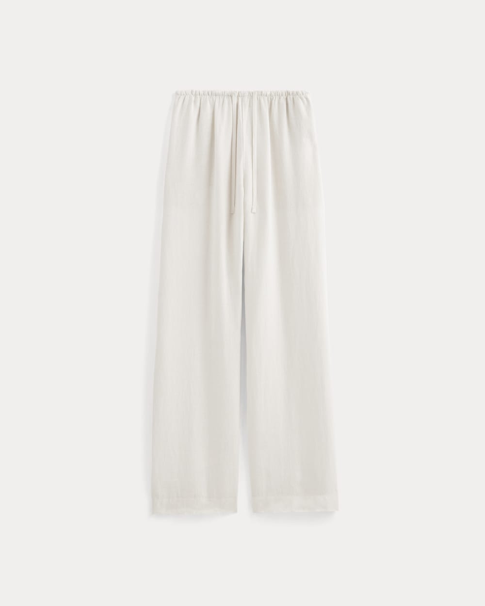 The Drawstring Pant in Linen | Natural Chambray - Image 2