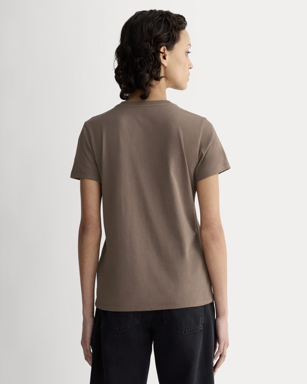 The Slim Crew in Essential Cotton | Clay - Image 4