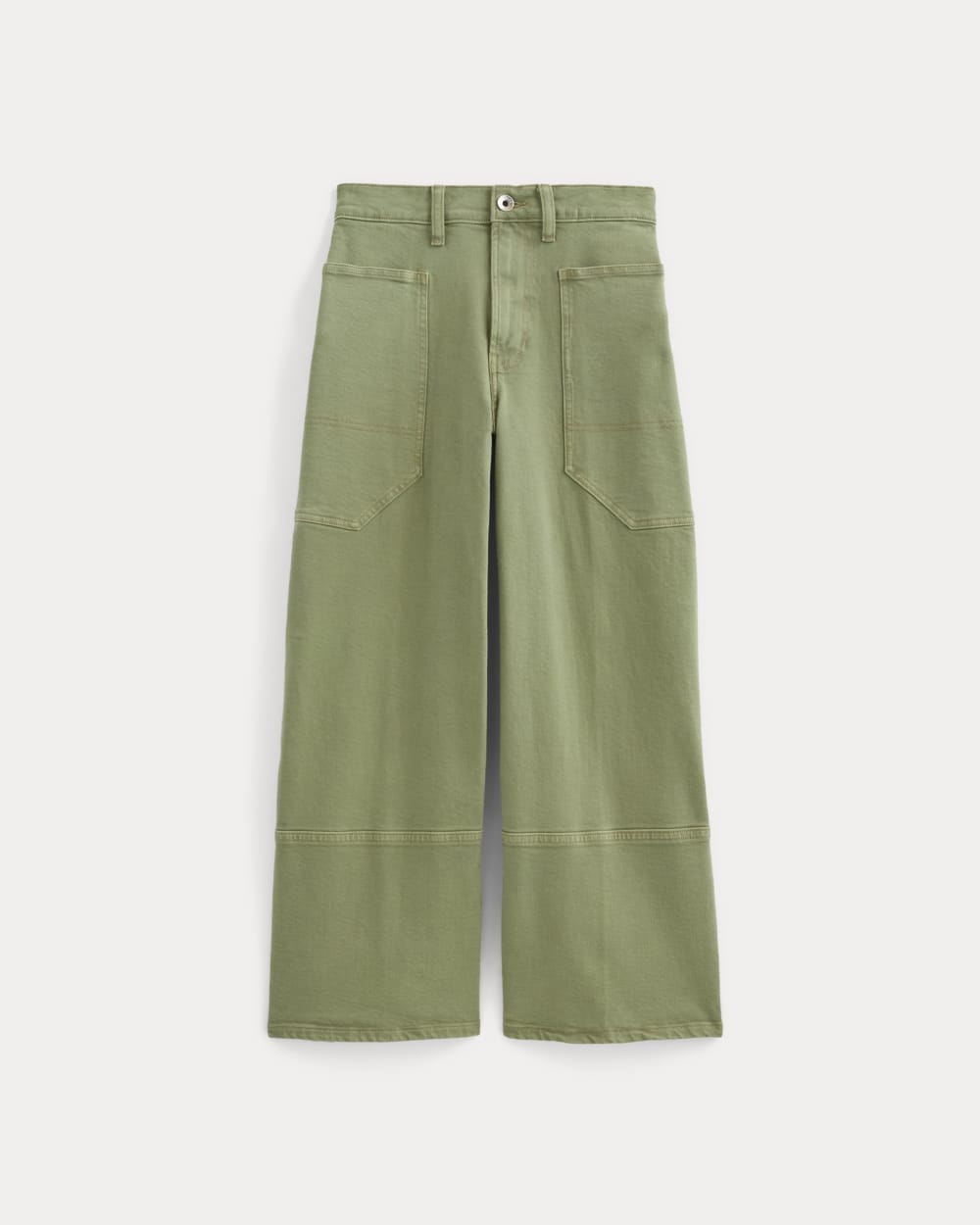 The Way-High® Gardener Cropped Jean | Oil Green - Image 2