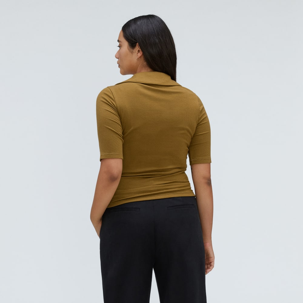 The Super-Soft Short Sleeve Polo | Tapenade - Image 3