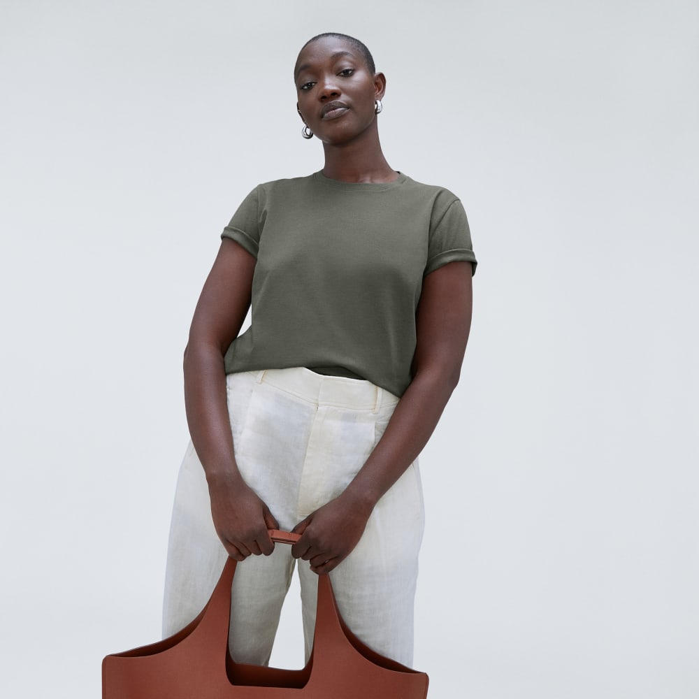 The Box-Cut Tee in Essential Cotton | Kambaba | No Pocket - Image 4