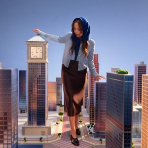 The Air Alpaca? Short-Sleeve Cardigan | Soft Blue