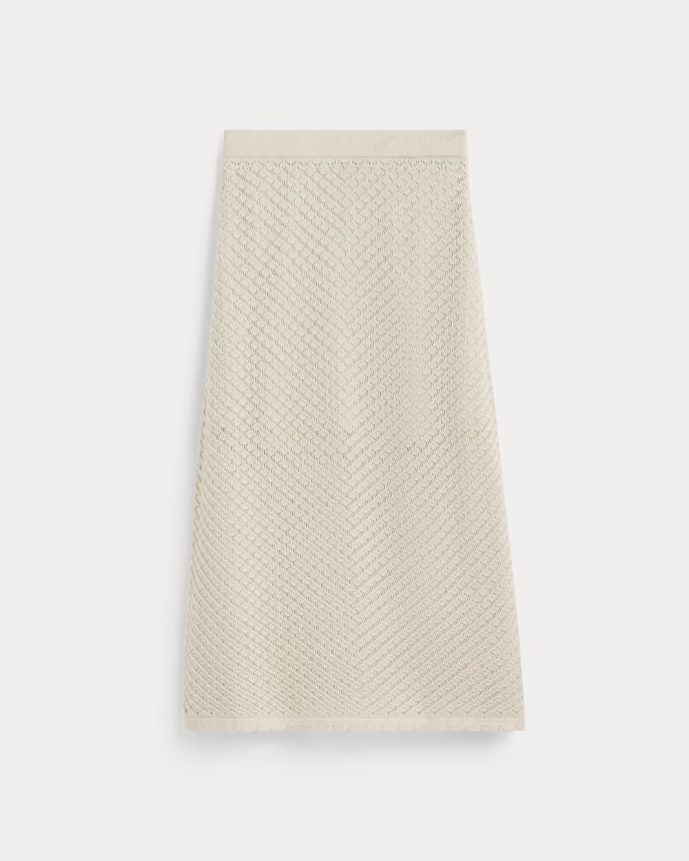 The Lace Knit Skirt | Birch - Image 2