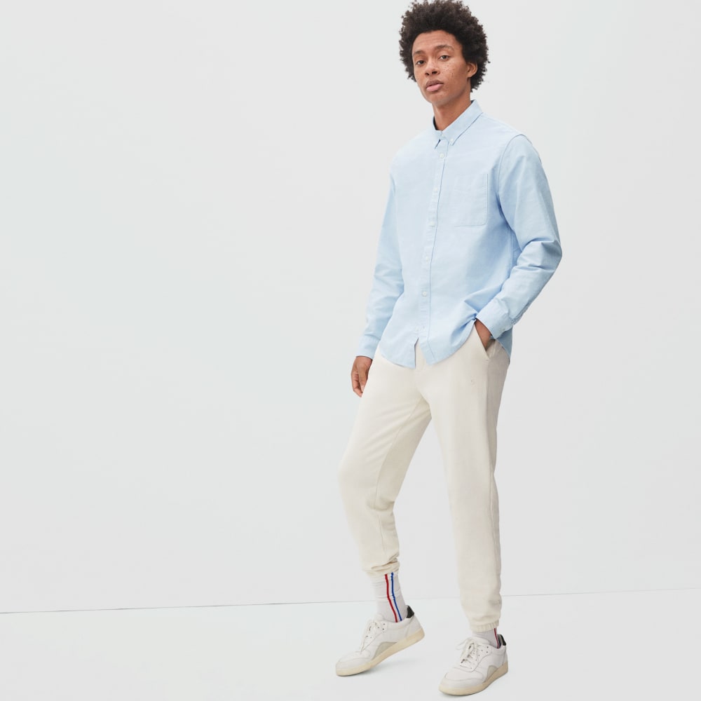 The Standard Fit Japanese Oxford Shirt | Uniform | Light Blue | Tall - Image 4