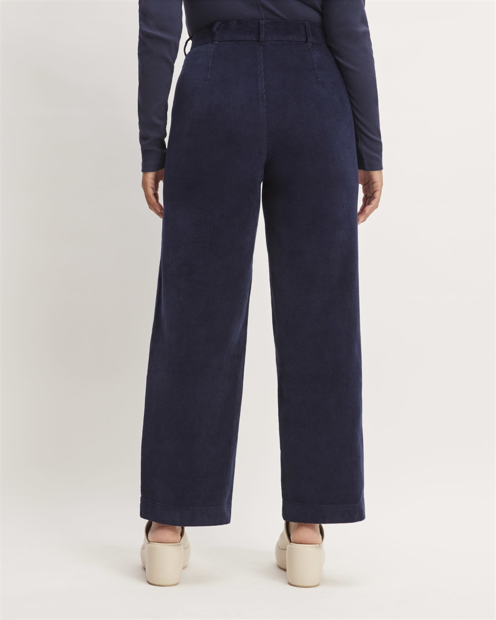 The Corduroy Wide-Leg Pant | Navy - Image 6