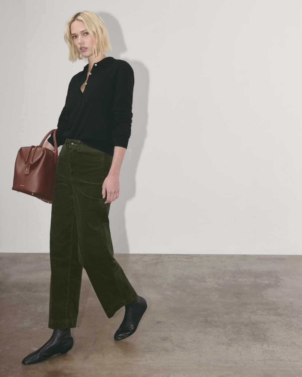 The Sailor Pant in Corduroy | Dark Forest - Image 4