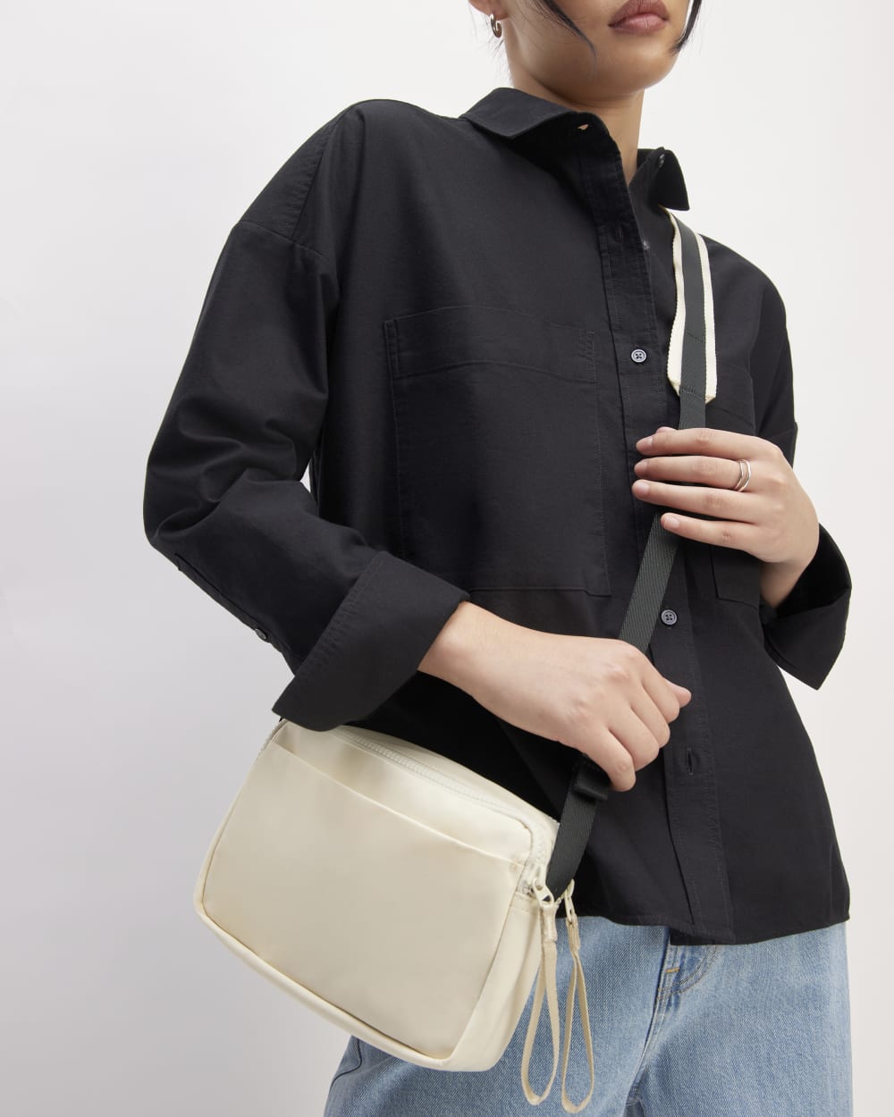 The Recycled Nylon Camera Bag | Parchment - Image 4