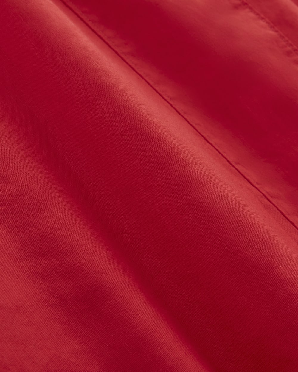 The Seamed Dress in Stretch Linen | Classic Red - Image 5