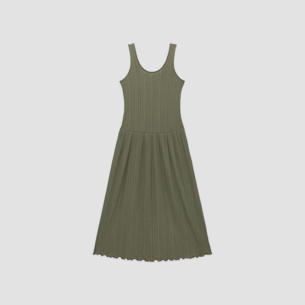 The Rib Soft Knit Scoop-Neck Dress | Kalamata - Image 2